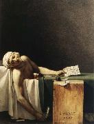 Jacques-Louis David Marat Assassinated in His Bath oil on canvas